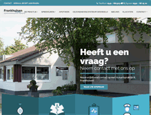 Tablet Screenshot of huisarts-frankhuisen.nl